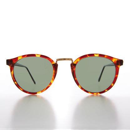 Round Horn Rim Hipster Vintage Sunglass - Pat