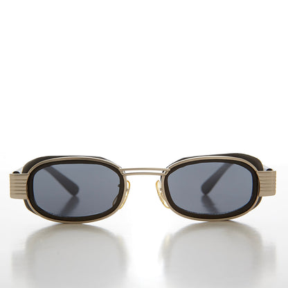 Rectangular Sunglass with Goggle Rim - Paymer