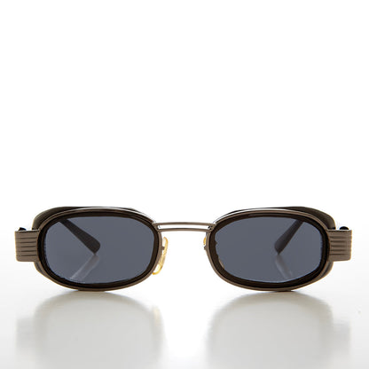 Rectangular Sunglass with Goggle Rim - Paymer