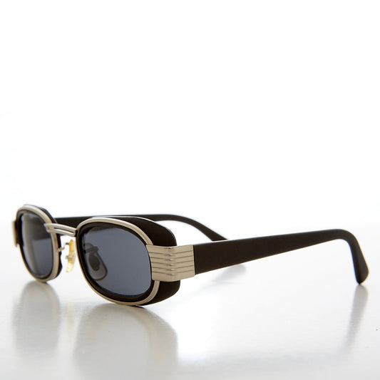 Rectangular Sunglass with Goggle Rim - Paymer