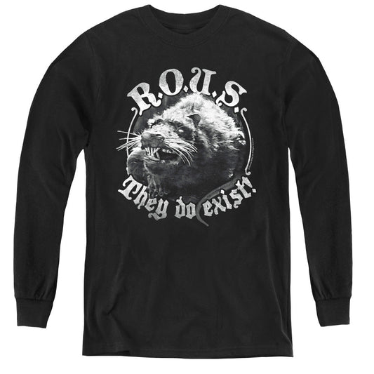 The Princess Bride They Do Exist Long Sleeve Kids Youth T Shirt Black Officially Licensed