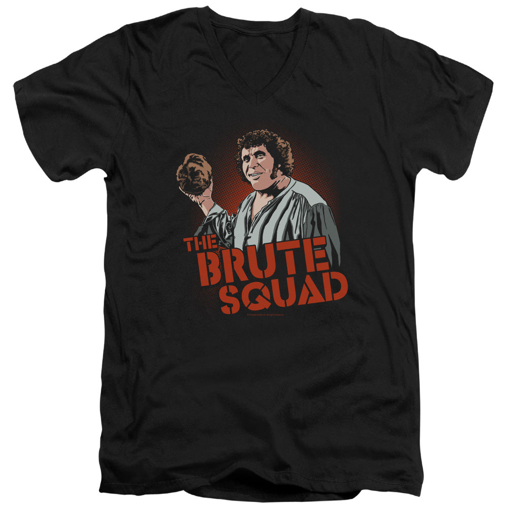 The Princess Bride Brute Squad Mens Slim Fit V-Neck T Shirt Black Officially Licensed