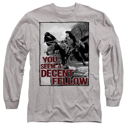Pb Fellow Mens Long Sleeve Shirt Athletic Heather Officially Licensed