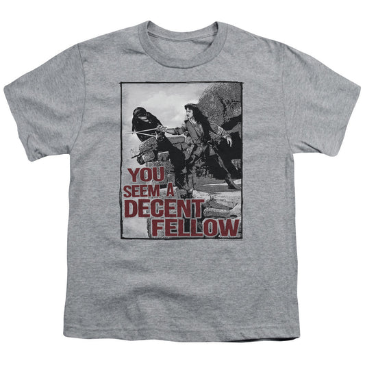 The Princess Bride Fellow Kids Youth T Shirt Athletic Heather Officially Licensed