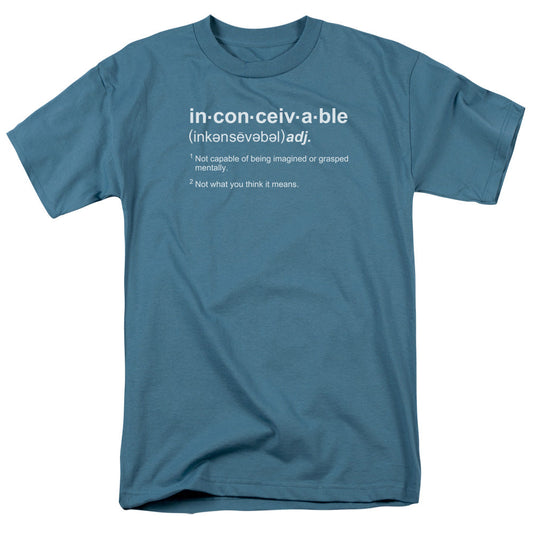 The Princess Bride Definition Mens T Shirt Slate Officially Licensed