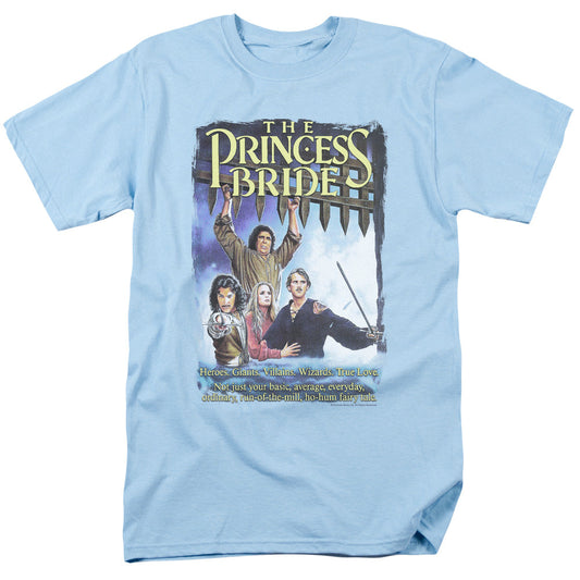Princess Bride Alt Poster Mens T Shirt Light Blue Officially Licensed