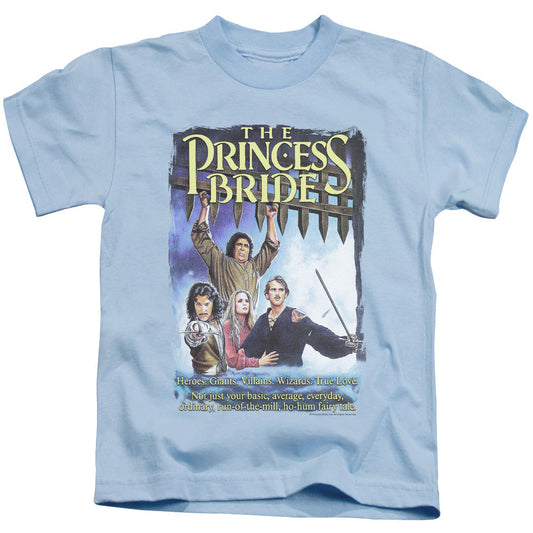 The Princess Bride Alt Poster Juvenile Kids Youth T Shirt Light Blue Officially Licensed