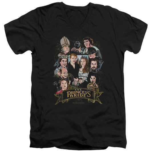 The Princess Bride Timeless 2 Mens Slim Fit V-Neck T Shirt Black Officially Licensed