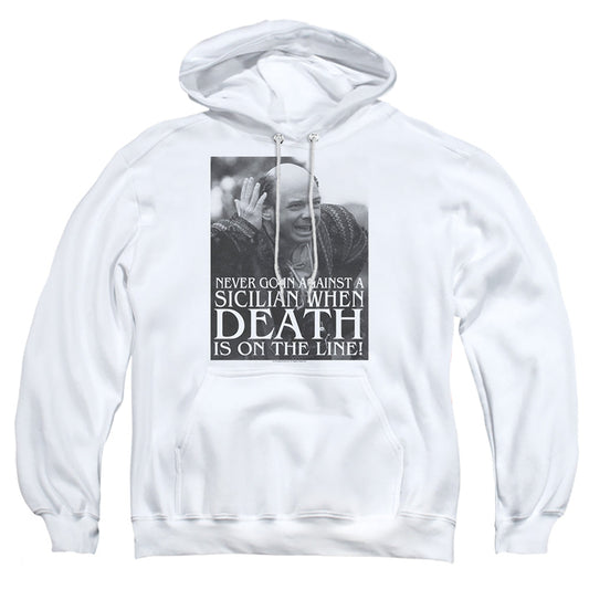 Princess Bride Sicilian Mens Hoodie White Officially Licensed