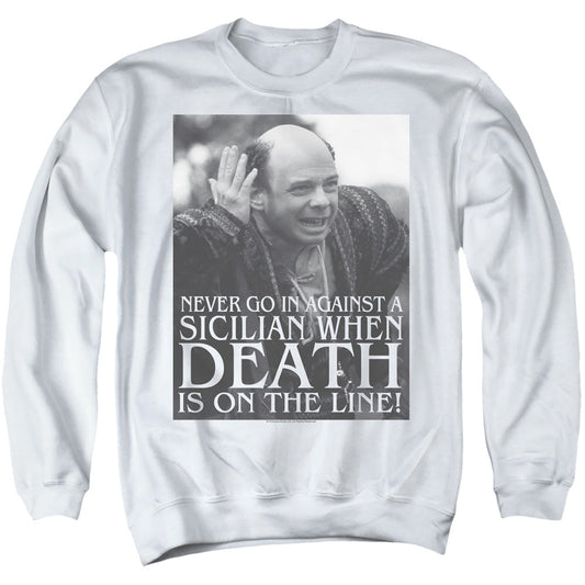 Princess Bride Sicilian Mens Crewneck Sweatshirt White Officially Licensed