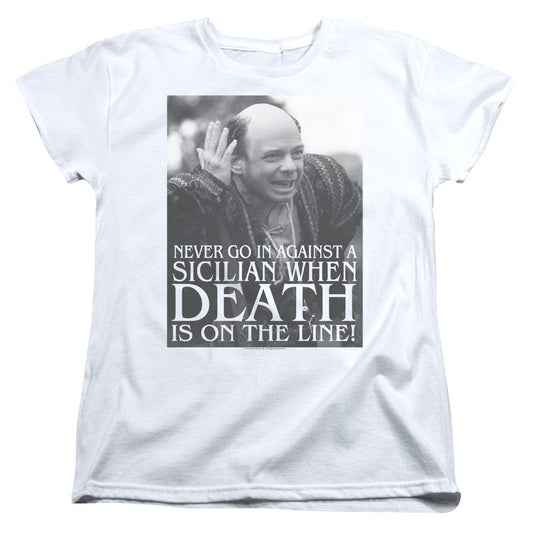 The Princess Bride Sicilian Womens T Shirt White Officially Licensed