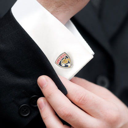 NHL Florida Panthers Shield Cufflinks
