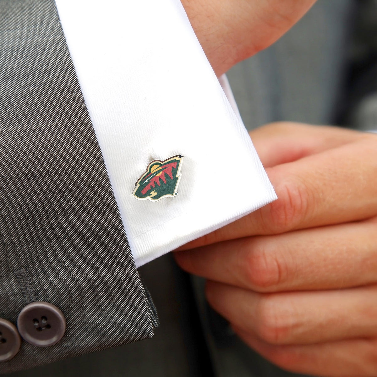 NHL Minnesota Wild Cufflinks