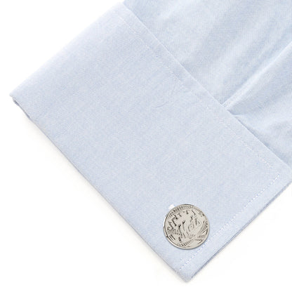MLB New York Mets Silver Edition Cufflinks