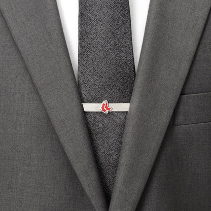MLB Boston Red Sox Cufflinks and Tie Bar Gift Set