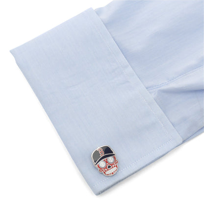 MLB Boston Red Sox Sugar Skull Cufflinks