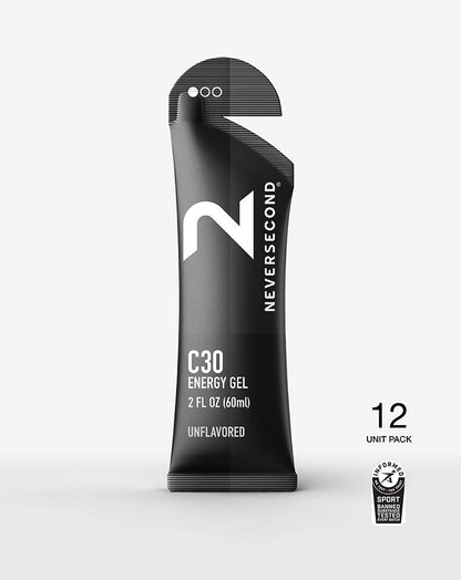 C30 Unflavored Energy Gel 12CT