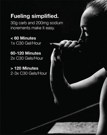C30+ Caffeine Energy Gel 12CT
