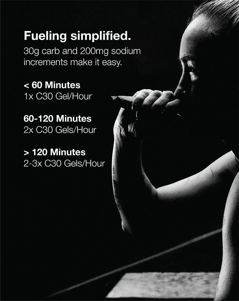 C30 Unflavored Energy Gel 12CT
