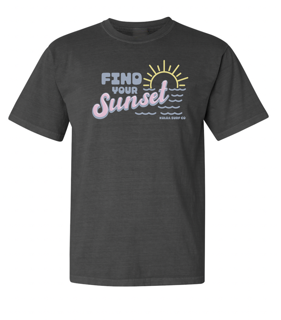 Koloa Vintage Sunset Boyfriend Tee