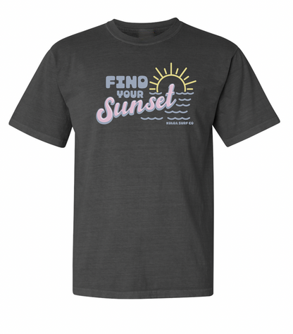 Koloa Vintage Sunset Boyfriend Tee