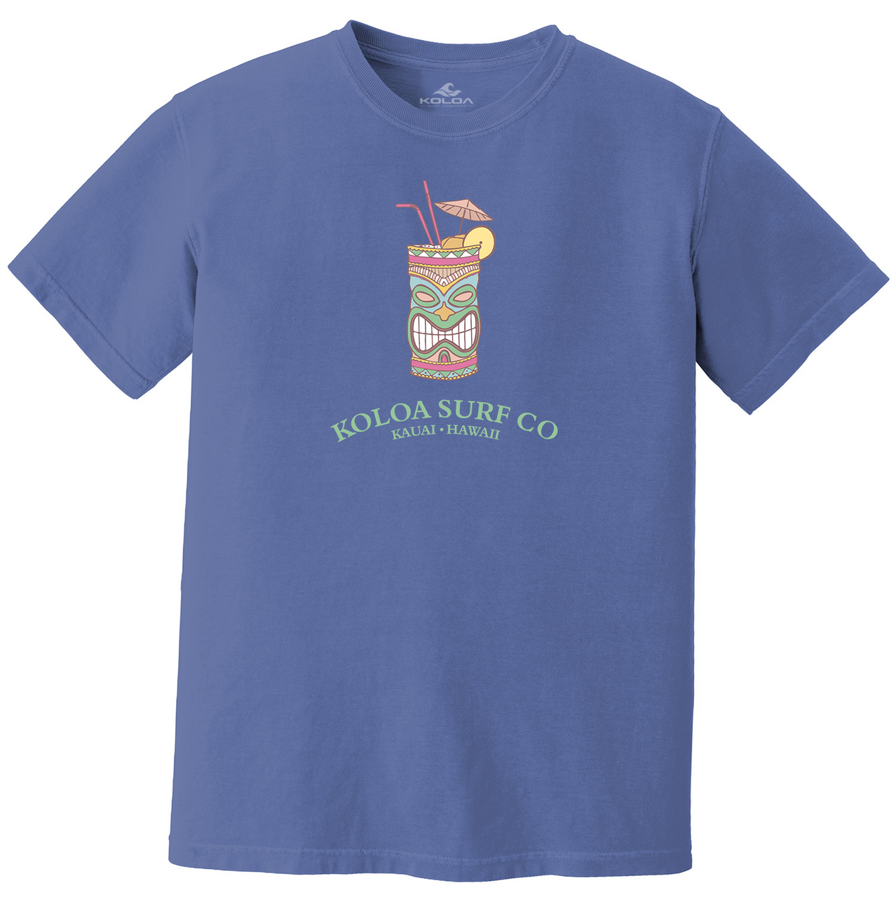 Koloa Tiki Time Pigment Dyed T-Shirt