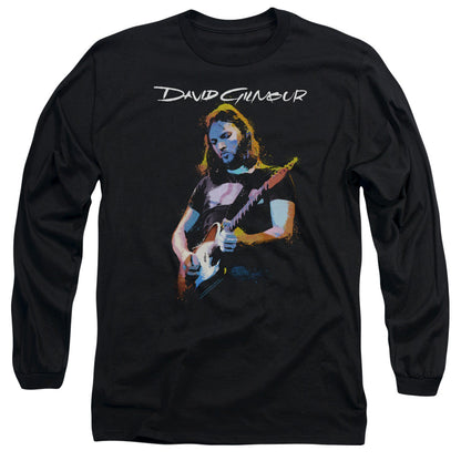 David Gilmour Guitar Gilmour Mens Long Sleeve Shirt Black Officially Licensed