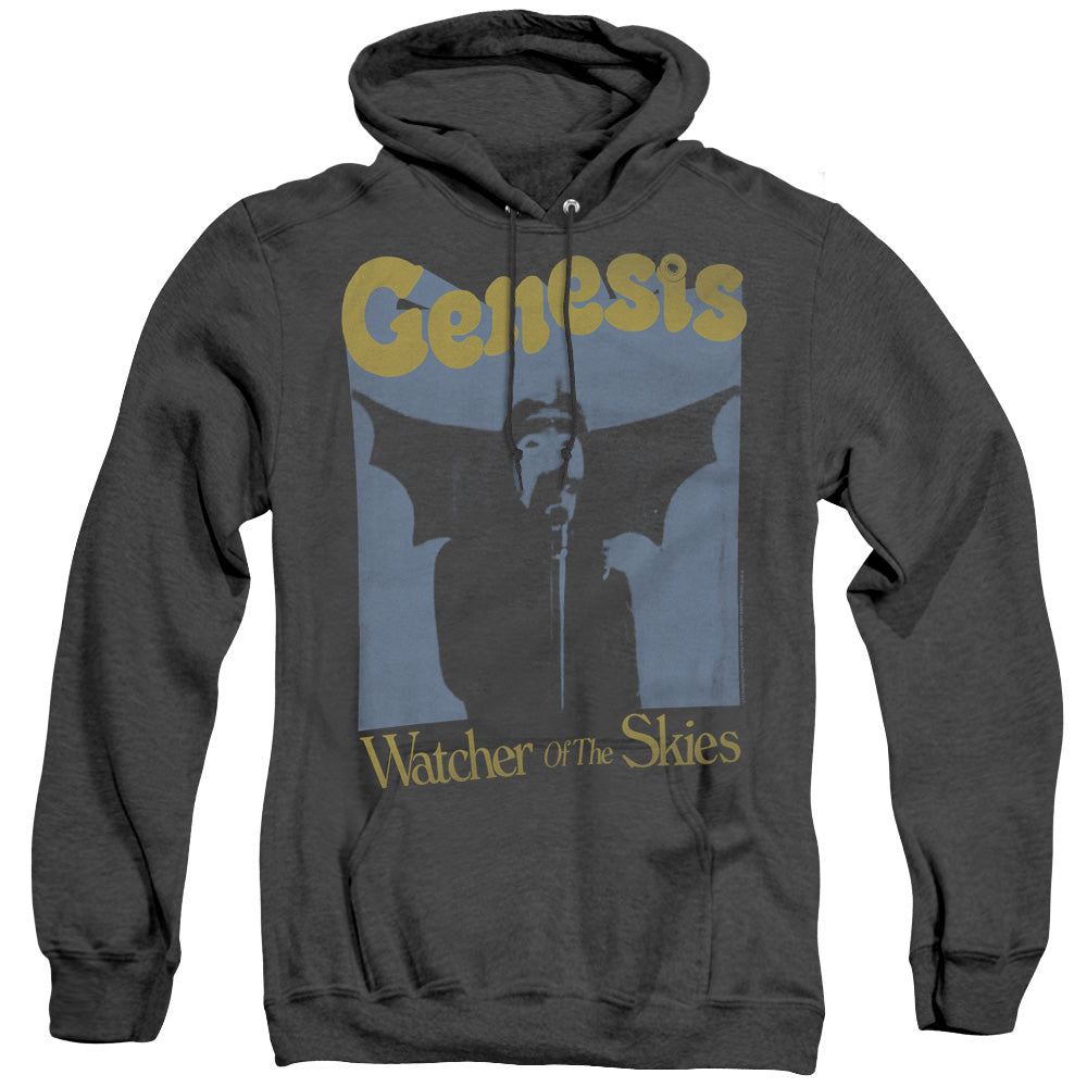 Genesis Watcher Of The Skies Mens Heather Hoodie Black Officially Licensed