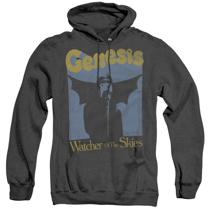 Genesis Watcher Of The Skies Mens Heather Hoodie Black Officially Licensed