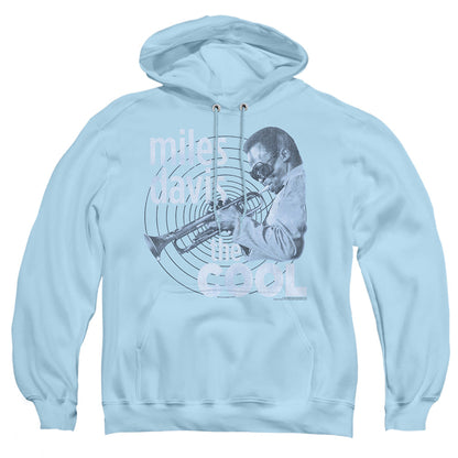 Miles Davis The Cool Mens Hoodie Light Blue Officially Licensed