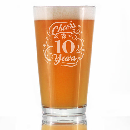 Cheers to Years - Anniversary Party Cups & Decor - Engraved Glasses & Color Ceramic Coffee Mugs