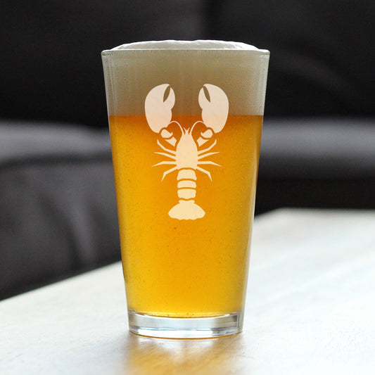 Lobster - 16 Ounce Pint Glass