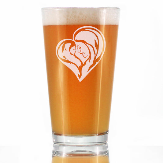 Mother's Love - 16 Ounce Pint Glass