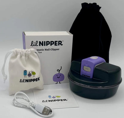 One-Handed Adaptive Electric Nail Clipper for Toddlers with Low Mobility (Ages 5 & Under)