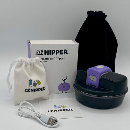 One-Handed Adaptive Electric Nail Clipper for Toddlers with Low Mobility (Ages 5 & Under)