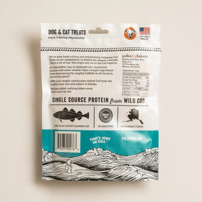 Polkadog Alaskan Cod Chips Dog Treats (3.5oz)