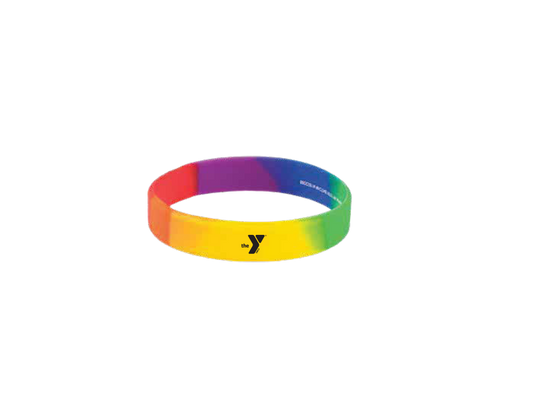Rainbow Silicone Wristband