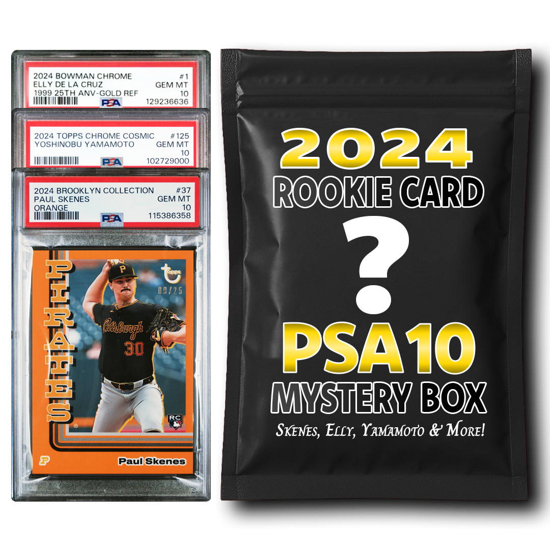 PSA 10 Graded 2024 MLB Baseball Rookie Card Mystery Box (Skenes, Elly, Holiday & More!) - Triathlete Store