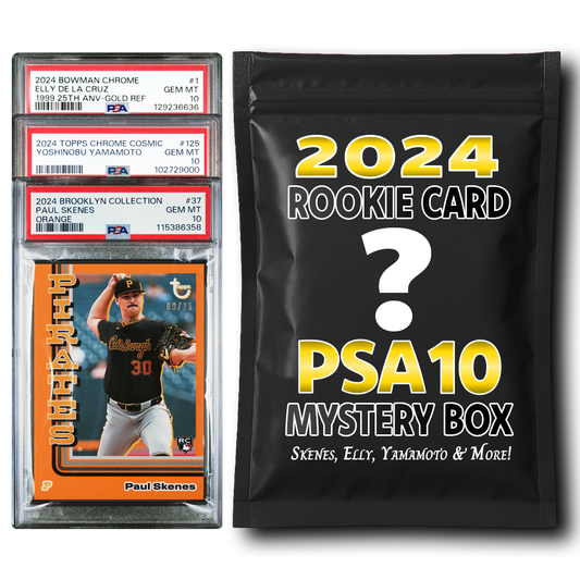 PSA 10 Graded 2024 MLB Baseball Rookie Card Mystery Box (Skenes, Elly, Holiday & More!)