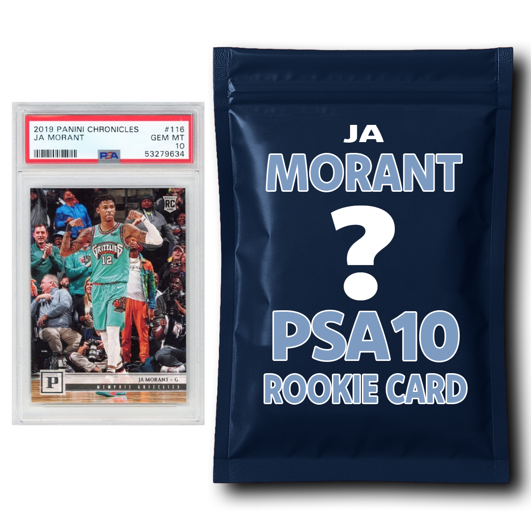 Ja Morant PSA 10 Graded Rookie Basketball Card Mystery Pack
