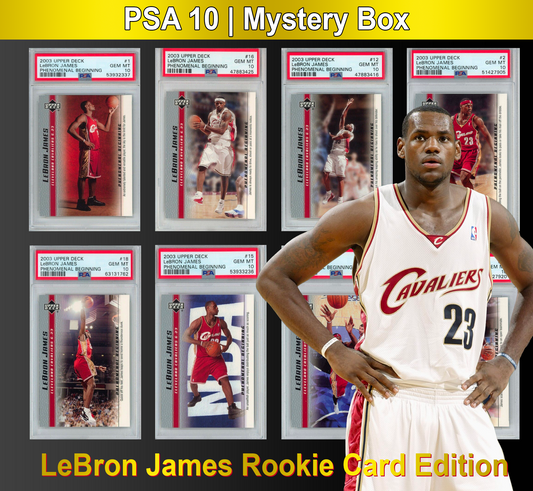 LeBron James PSA 10 Graded Basketball Rookie Card Mystery Pack