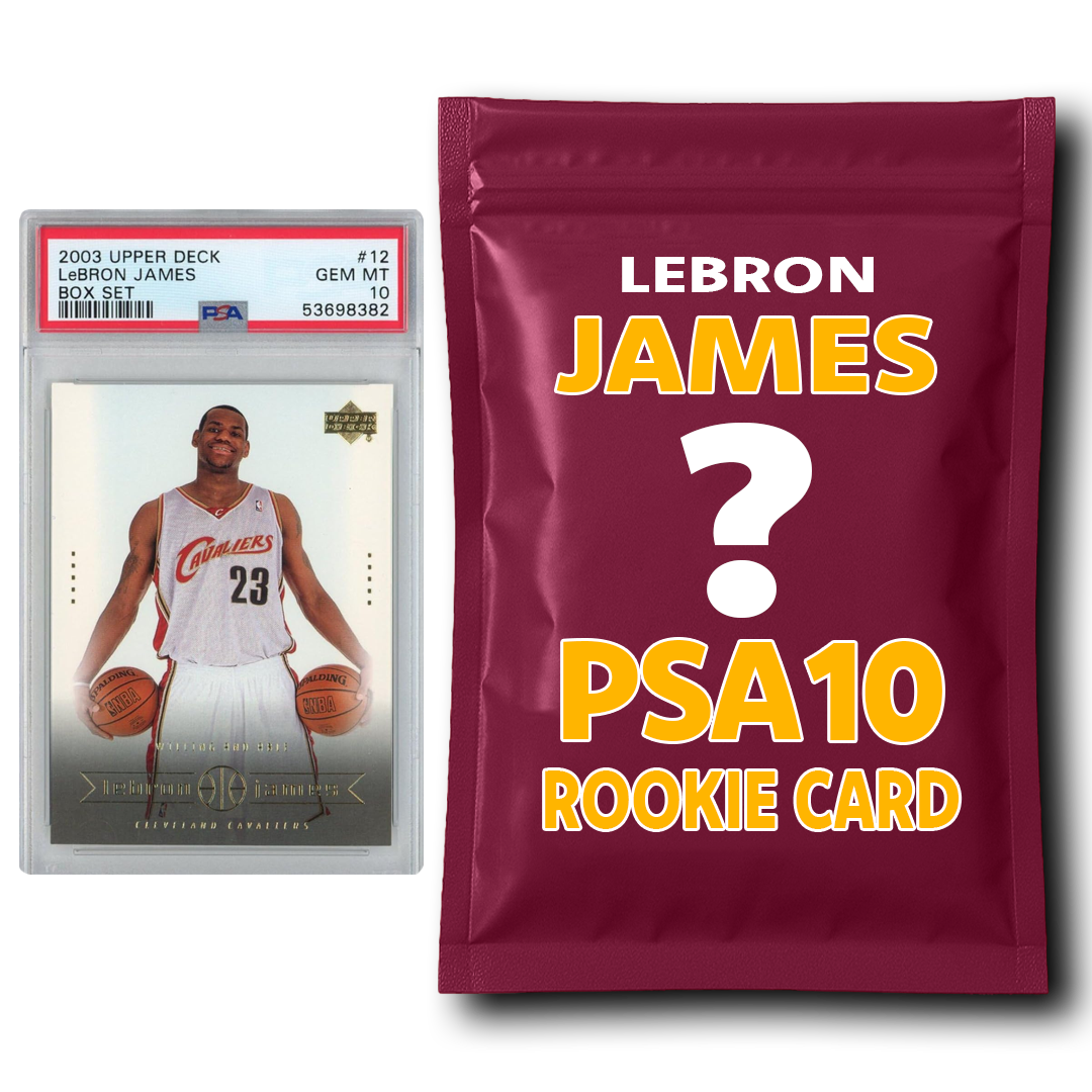 LeBron James PSA 10 Graded Basketball Rookie Card Mystery Pack - Triathlete Store