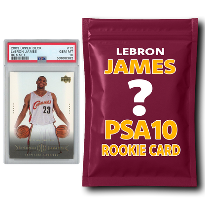 LeBron James PSA 10 Graded Basketball Rookie Card Mystery Pack - Triathlete Store