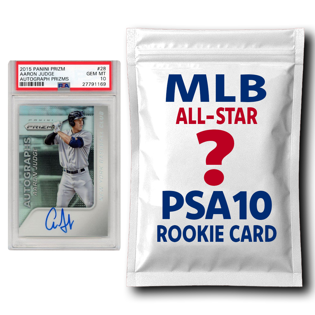 PSA 10 Graded MLB All-Star Baseball Rookie Card Mystery Pack