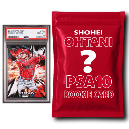 Shohei Ohtani PSA 10 Graded Rookie Baseball Card Mystery Pack - Triathlete Store