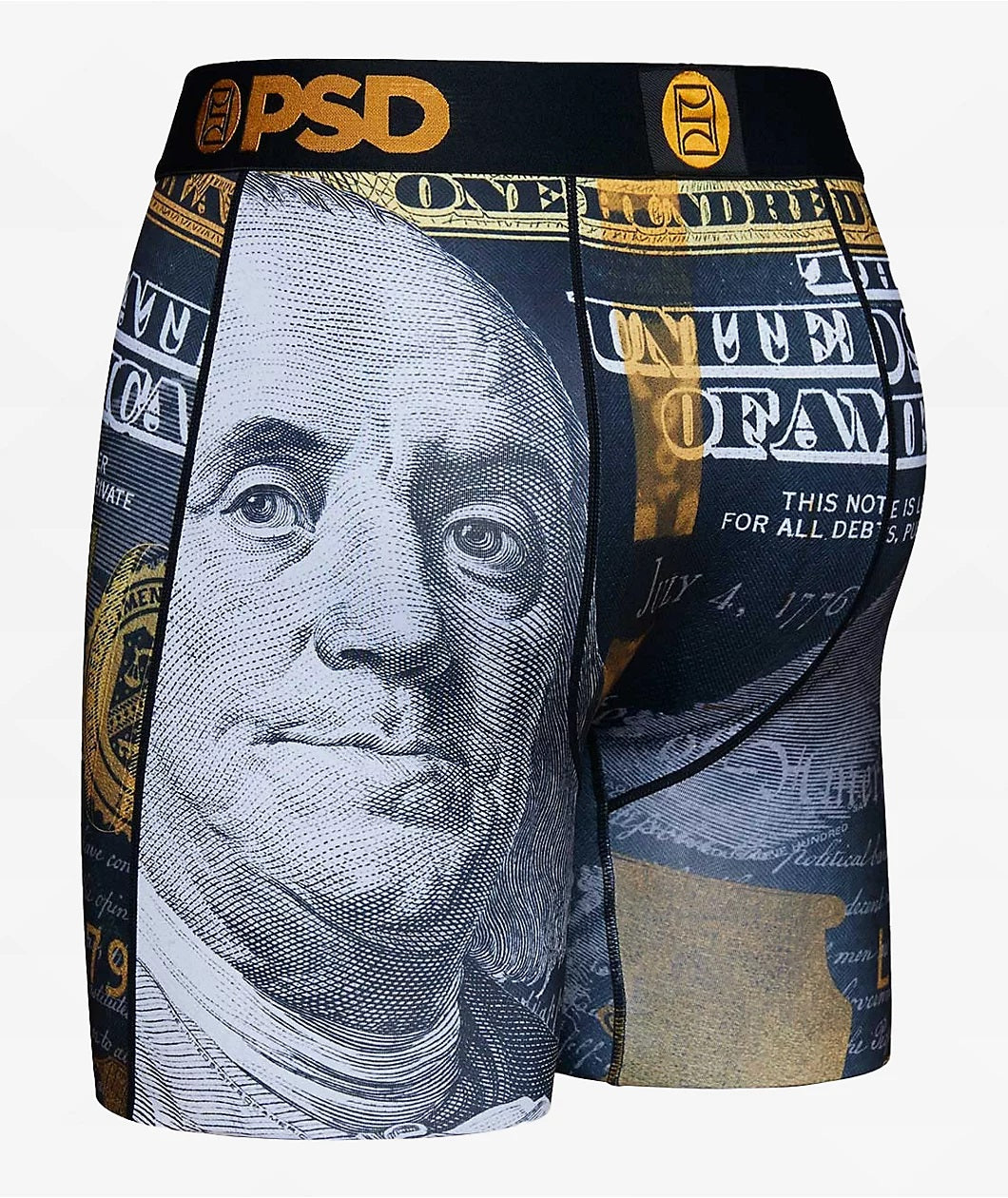 PSD Men's Gold Benji Boxer Shorts (Large)