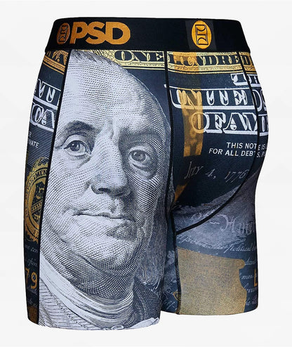 PSD Men's Gold Benji Boxer Shorts (Large)