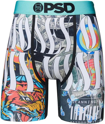 PSD Men's Money on my Mind Boxer Shorts (L, XL)