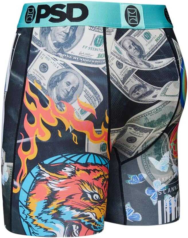 PSD Men's Money on my Mind Boxer Shorts (L, XL)