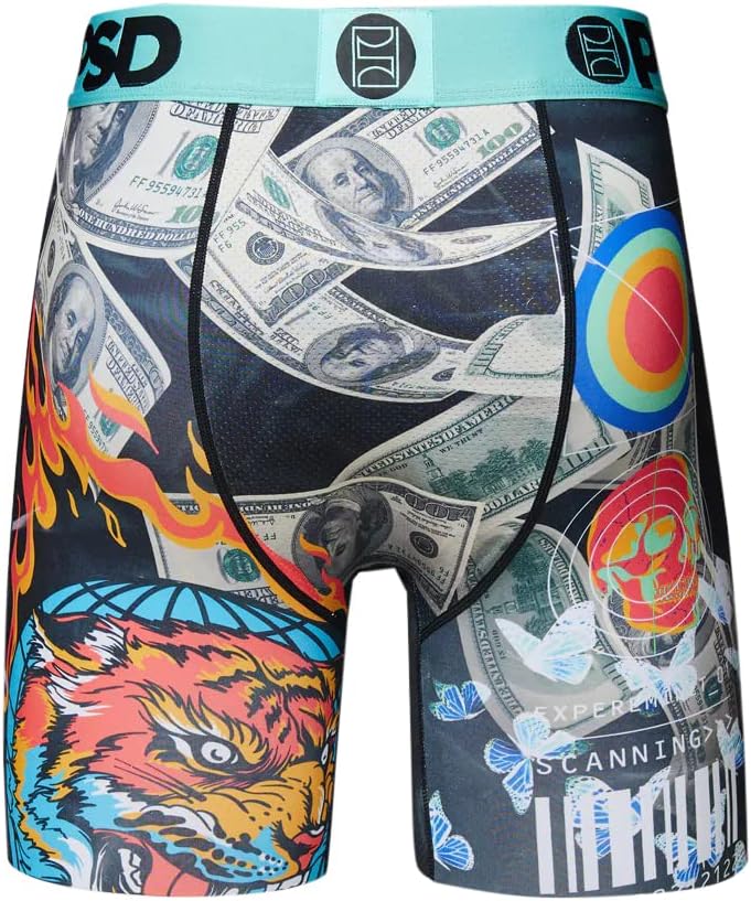 PSD Men's Money on my Mind Boxer Shorts (L, XL)